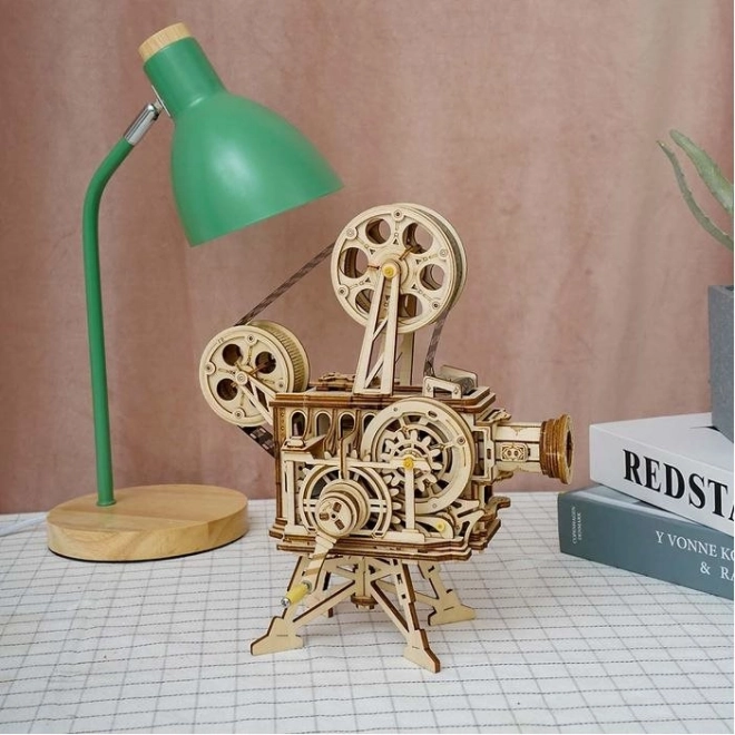 Rokr 3D Holzpuzzle Mechanischer Filmprojektor