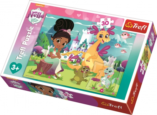 Nella die Ritterprinzessin Puzzle – Unbeschwerter Spaß, 30 Teile