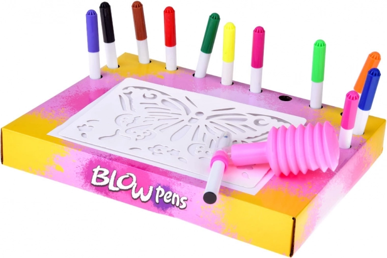 Wiederverwendbare Schablonen und Halter für Filzstifte