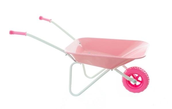Rotes Blech Schubkarre für Kinder – Rosa