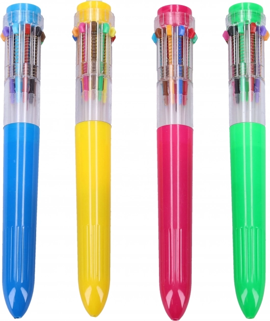 Mehrfarbiger Kugelschreiber 10 Farben