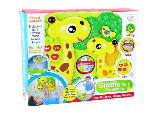 Musikprojektor für das Kinderbett mit Giraffenklang