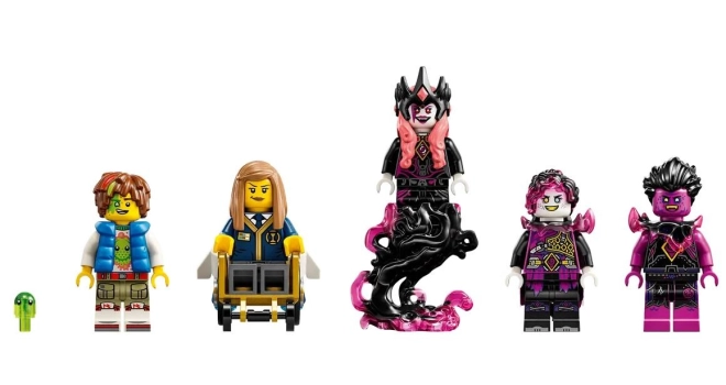 Vielfältige Minifigurensammlung