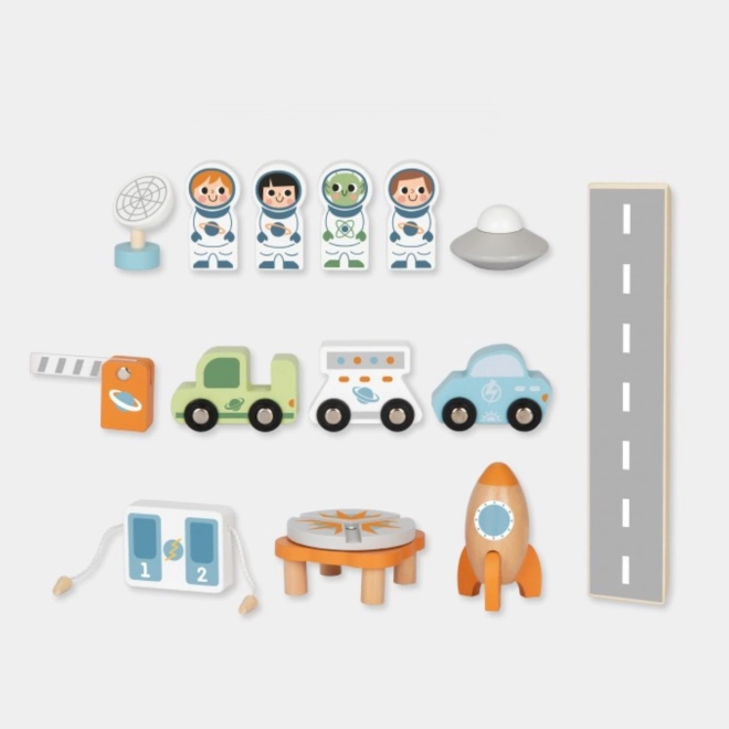 Holz-Weltraumstation TOOKY TOY