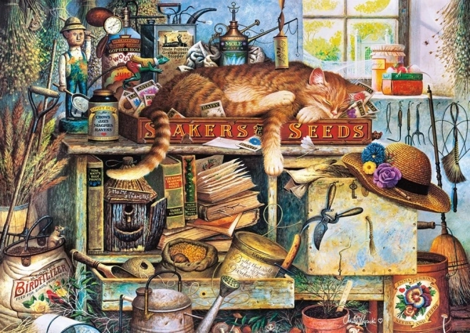 SCHMIDT Puzzle Remington - Der Gärtner 1000 Teile