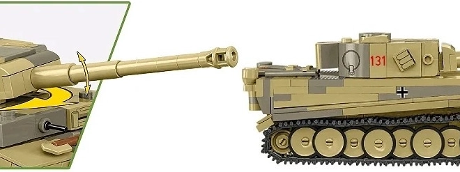Modell des Panzers VI Tiger I Nr. 131 von COBI