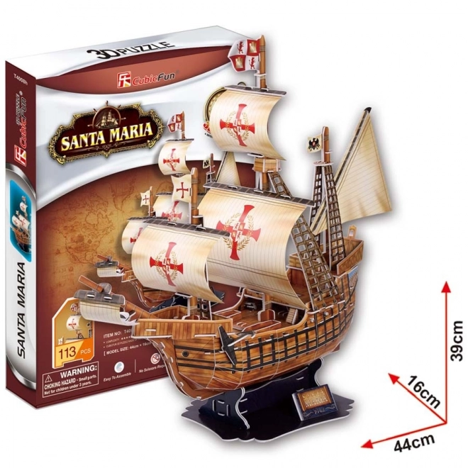 3D-Puzzle Santa Maria