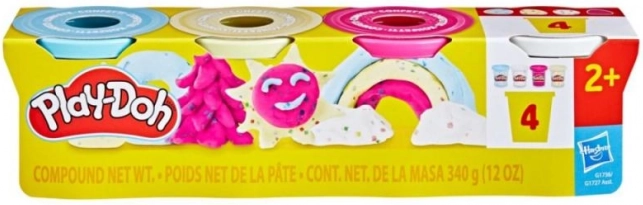 Play-Doh Set mit Dosen und Konfetti