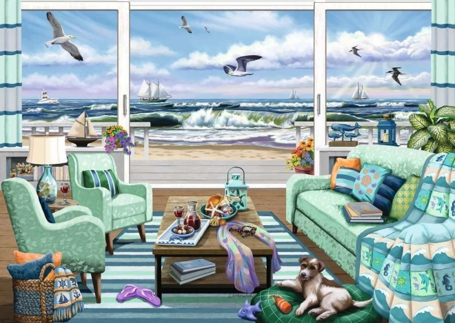 Strandspaziergang puzzle 2d 1000 teile