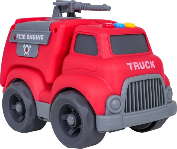 Blinkende Lichter und realistische Sounds