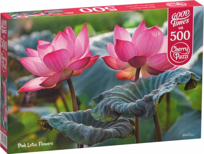 Puzzle Rosa Lotusblüten 500 Teile