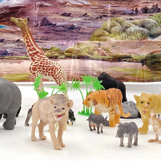 Safari Tierfiguren Set 34-teilig von Woopie