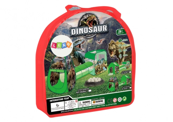 3-in-1 Kinderspielplatz Zelt Dinosaurier