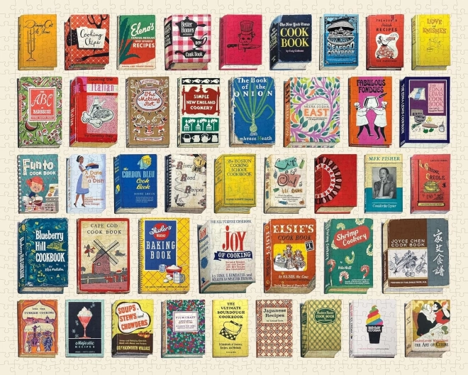Puzzle klassischer Kochbücher von Richard Baker
