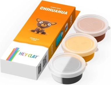 Plastilin Hey Clay Flauschige Tiere Chihuahua