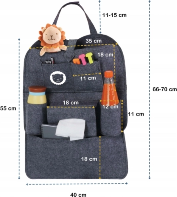 7 Taschen für maximale Übersicht