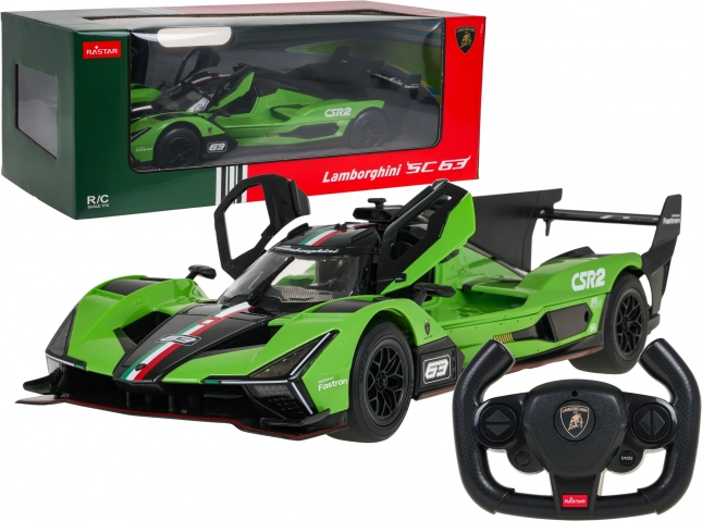Rastar ferngesteuertes Auto 1:14 Lamborghini SC63 grün