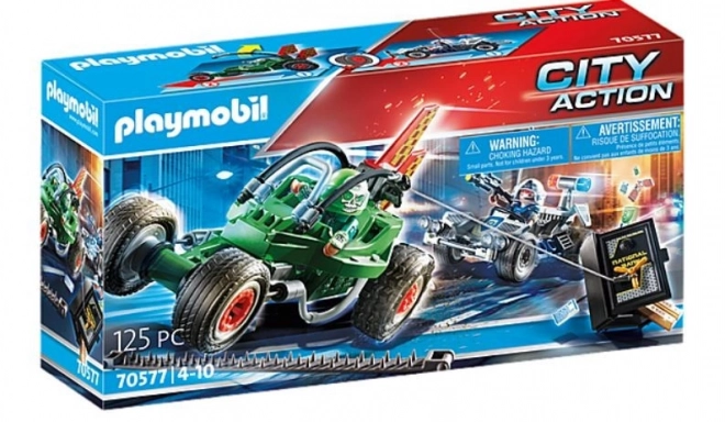 Playmobil City Action spannende Auto-Verfolgungsjagd