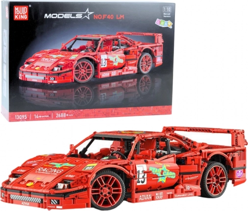 Konstruktionsbaukasten Roter Rennsportwagen 1:10