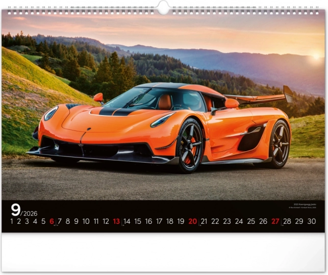 Wandkalender Schnelle Autos 2026