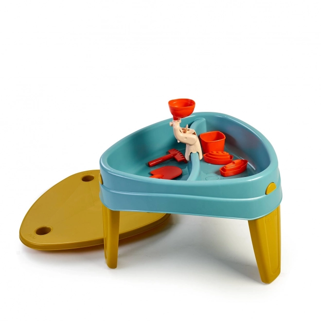 Feber Kindertisch mit Wasser- und Sandkasten 4-in-1