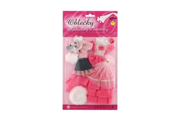 Puppenbekleidung mit Zubehör - 2 Stück