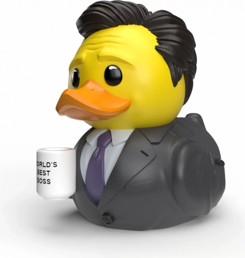 Ikonischer Michael mit der Tasse „World’s Best Boss“