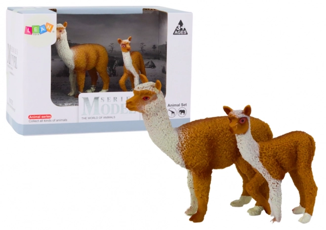 Lama Figuren Set - Mutter und Jungtier