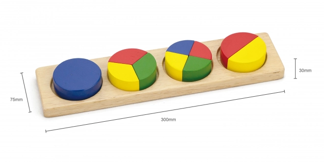 Viga Montessori Mathematik Holzpuzzle für Kinder