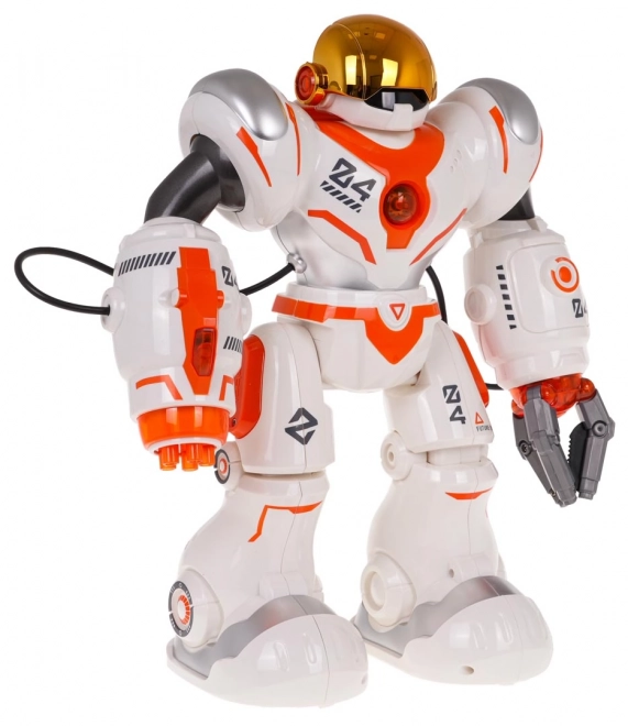 Multifunktionaler orange-weißer R/C Roboter