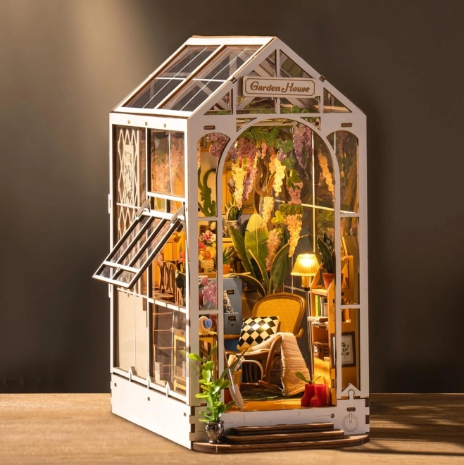 RoboTime 3D Puzzle Buchstütze Gartenhaus (Holz)
