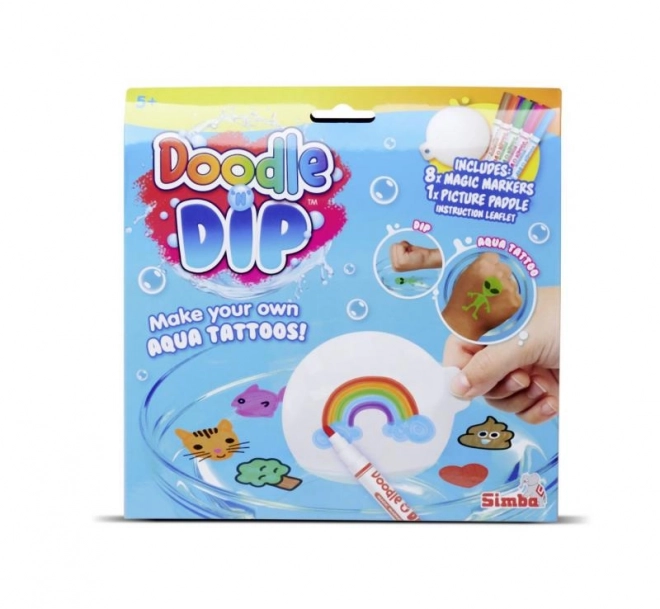 Wasser-Tattoo Doodle N Dip Set