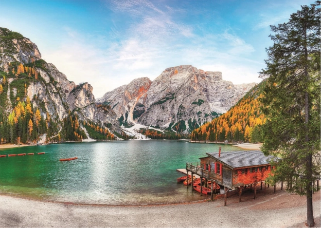 EDUCA Puzzle Lago di Braies im Herbst, Italien 3000 Teile