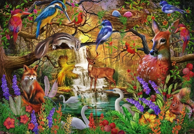 Bluebird Puzzle Goldener Wald 1000 Teile