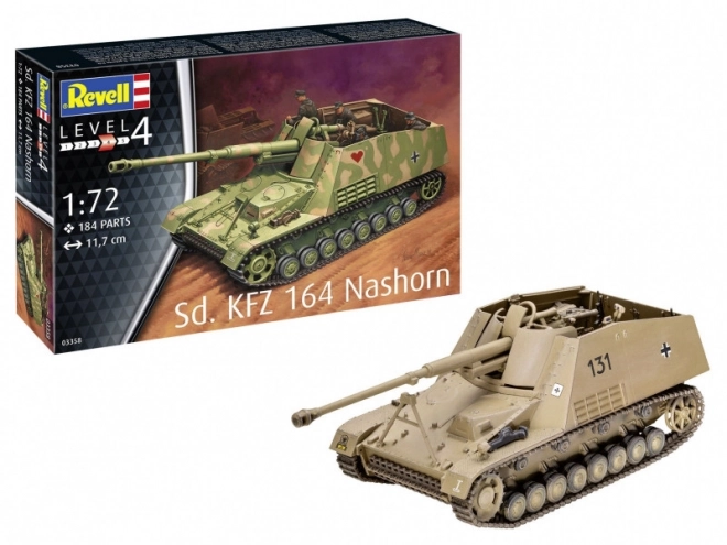 Plastikmodell Sd.Kfz. 164 Nashorn 1/72