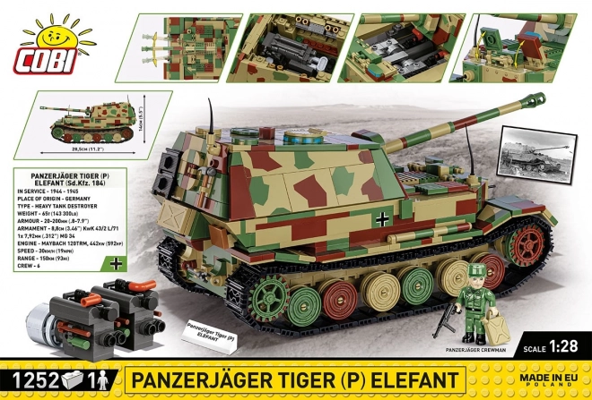 Panzerjäger Tiger Elefant Modellbausatz