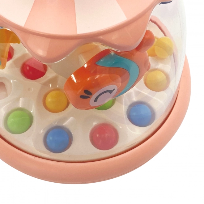 Woopie bunter Kreisel mit Tieren und Kugeln
