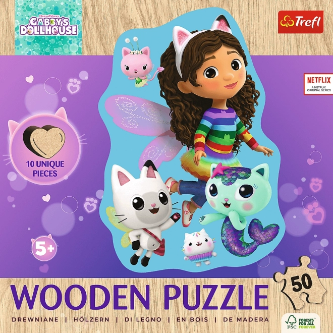 Holzpuzzle Gabynins Zauberhaus 50 Teile