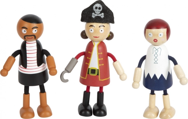 Ohebliche Piratenfiguren mit Zubehör