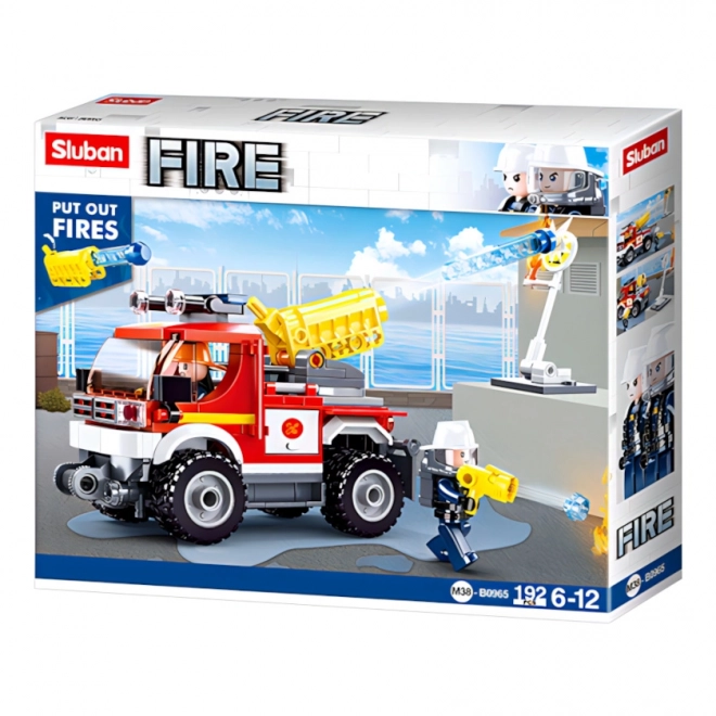 Sluban Feuerwehr Offroad mit Wasserkanone