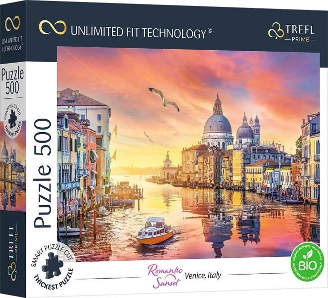 TREFL Puzzle Romantischer Sonnenuntergang: Venedig, Italien 500 Teile