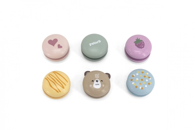 Holz-Macarons Spielset