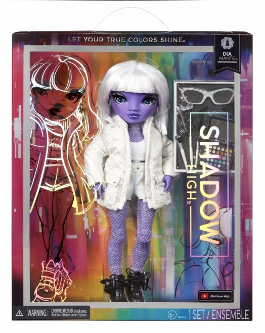 Puppe Shadow High Dia Mante mit Kosmetik und Kaffee