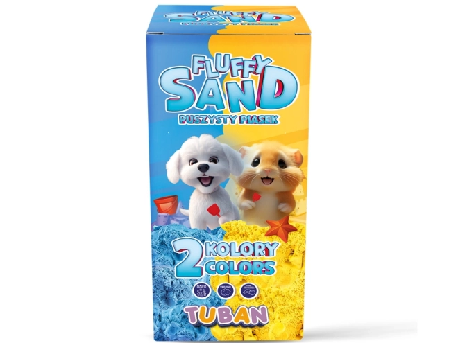 Fluffy Sand - Set in Blau und Gelb