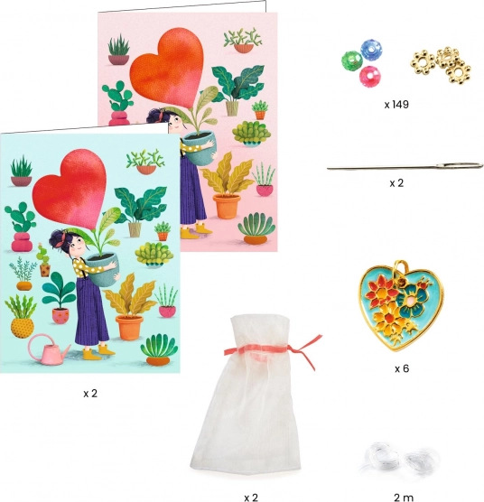 Freundschaftsarmbänder Herzen Djeco Me&You