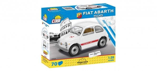 Fiat Abarth 595 Modellauto aus COBI Bausteinen