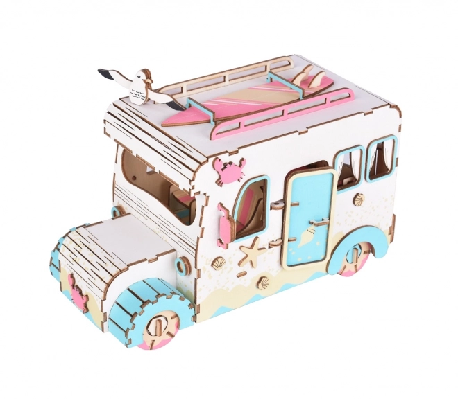 Holz 3D Puzzle Wohnmobil