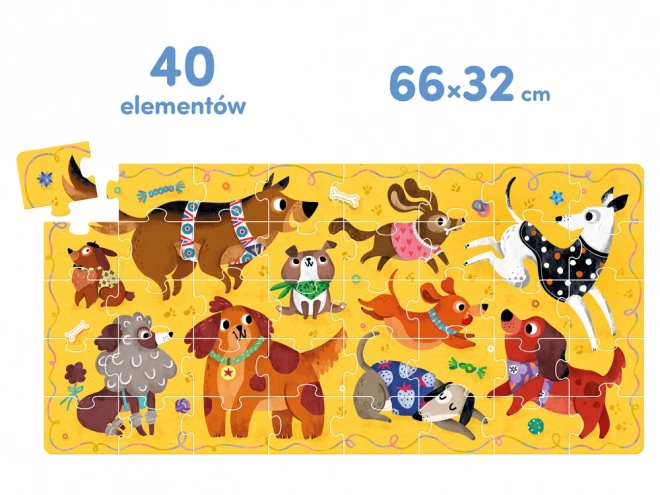 Puzzle 40 Teile Hunde - HAU