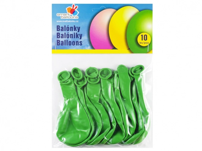 Grüne runde aufblasbare Ballons 26 cm