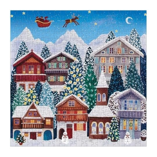 Galison Weihnachts-Puzzle 500 Teile